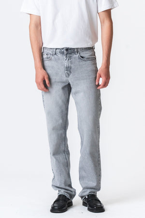 Entspannte Fit Jeans - grauer Jeans