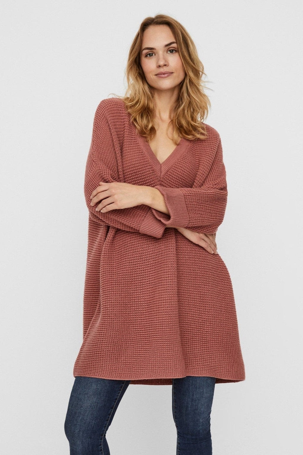 Leanna Strickpullover - Rosa