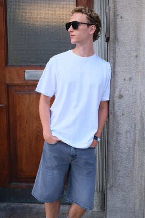 Denim Shorts Locker - grau