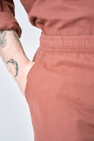 Leinen Pants - Terrakotta
