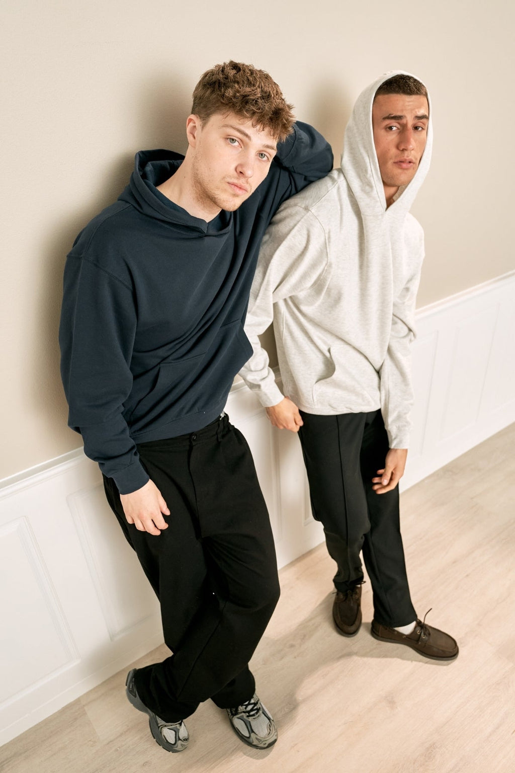 Hoodie ohne Kordelkordel - Aschegrau