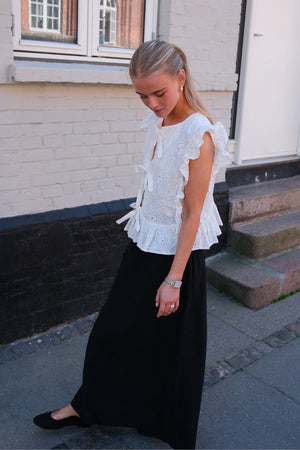 Linn Smock Anklrock - schwarz