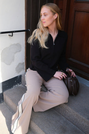 Berlin MW Wide Panel Hose - Silver Mink