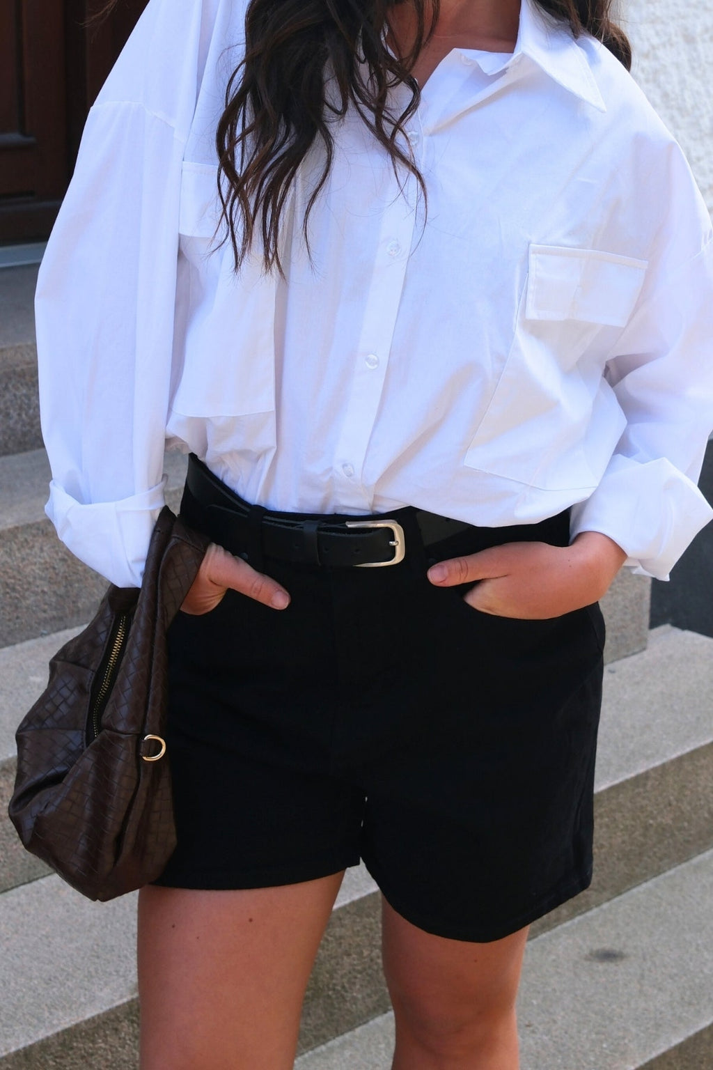 The Original Performance Denim Shorts - Schwarzer Denim