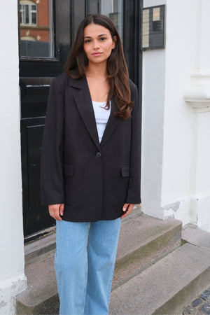 Oversized Blazer - Schwarz