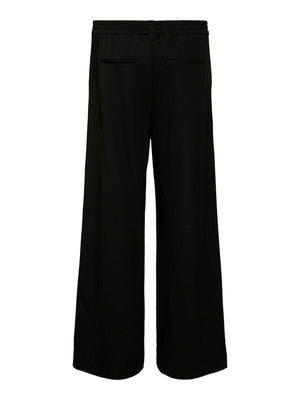 Lisa breit Pants - Schwarz