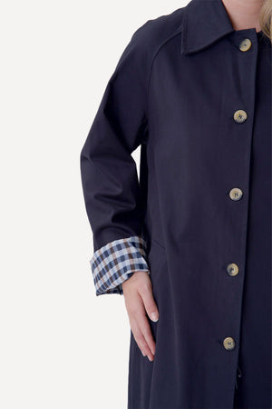 Livia Trenchcoat – Marineblau