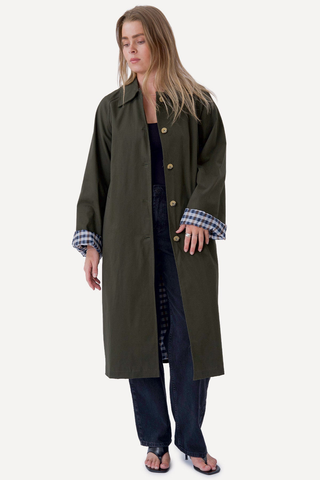 Livia Trenchcoat - Oliv