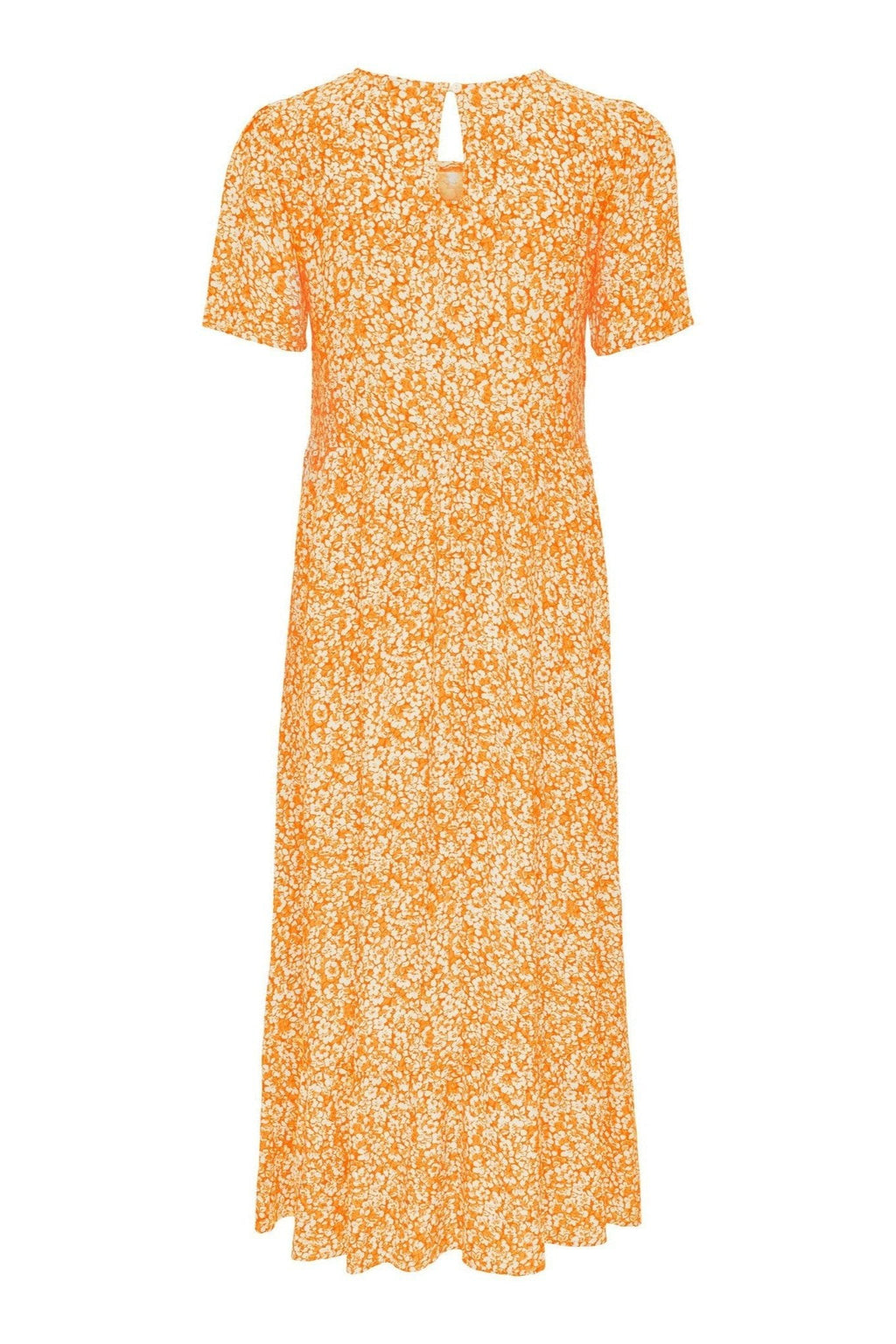 MALE MIDI Kleid - Blume Orange