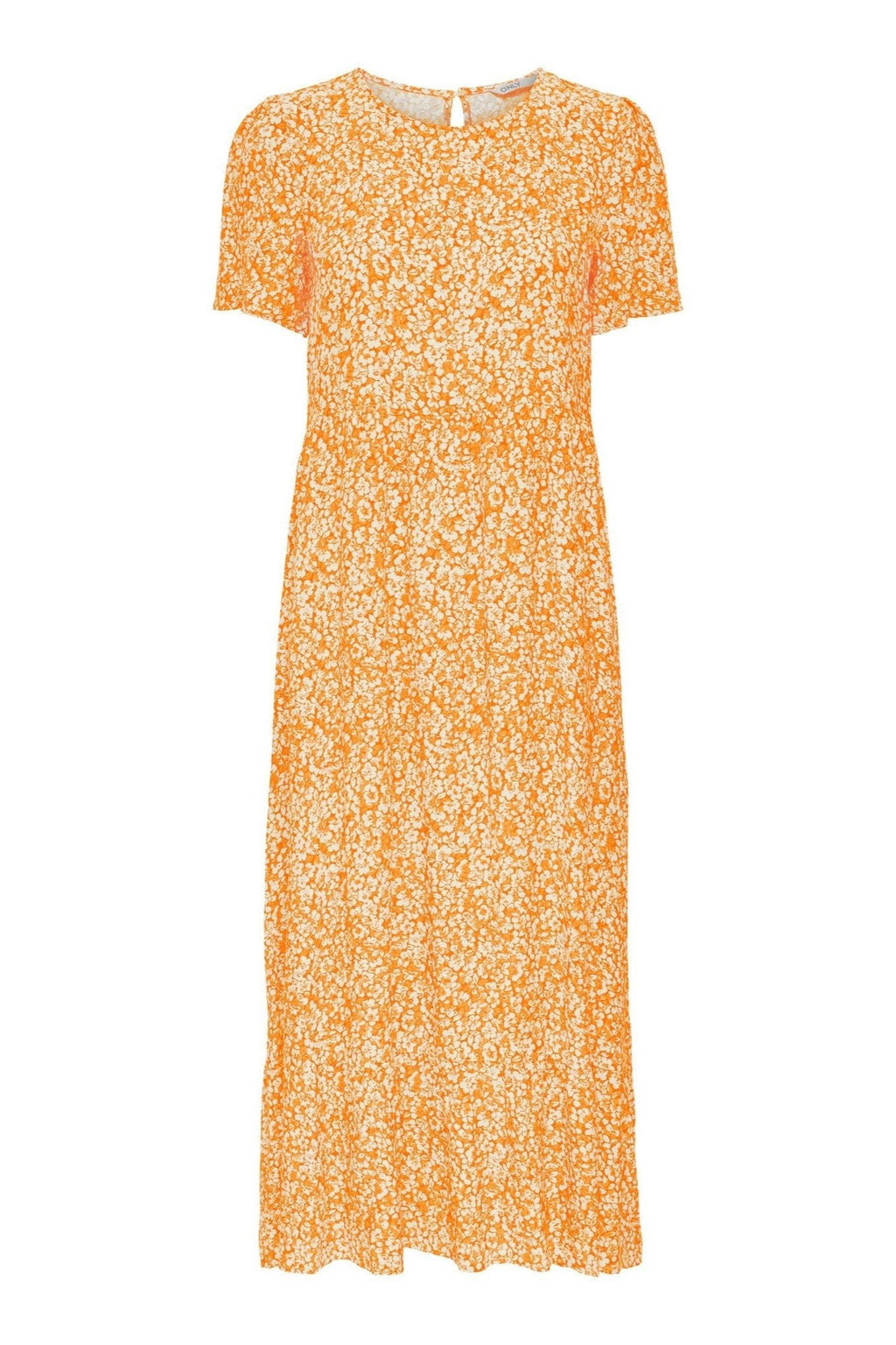 MALE MIDI Kleid - Blume Orange