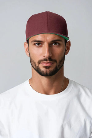 Klassiker Snapback - Kastanienbraun