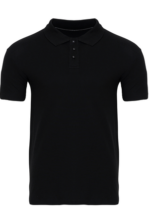Muscle Poloshirt - schwarz