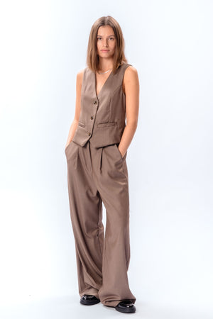 Nadia Vest und pants (Taupe) - Paketangebot