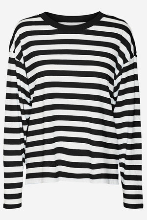 Nelli Langarmpullover - schwarz