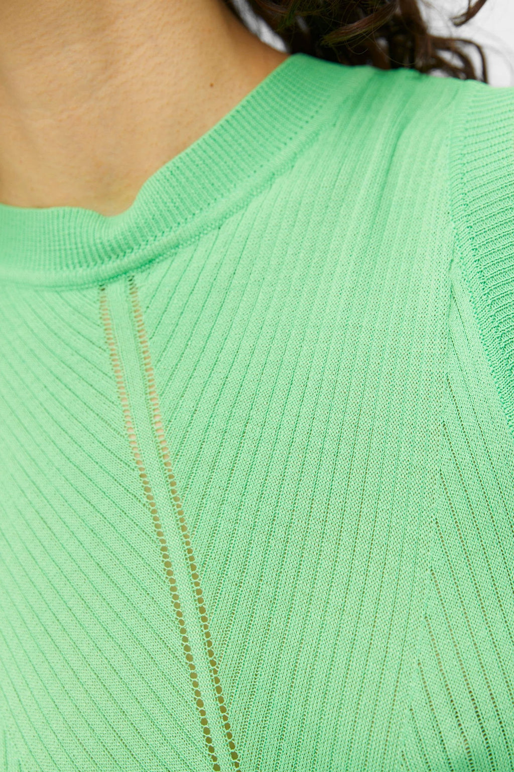 Bianka -Strick Kjole - Springbouquet