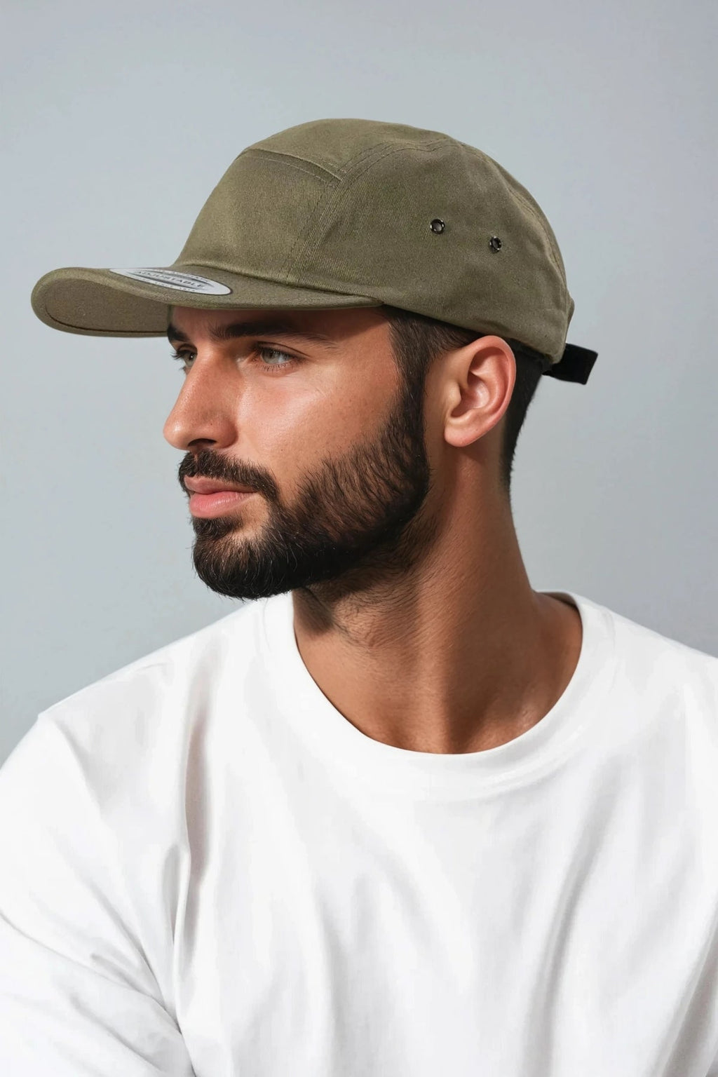5-Panel-Kappe – Oliv