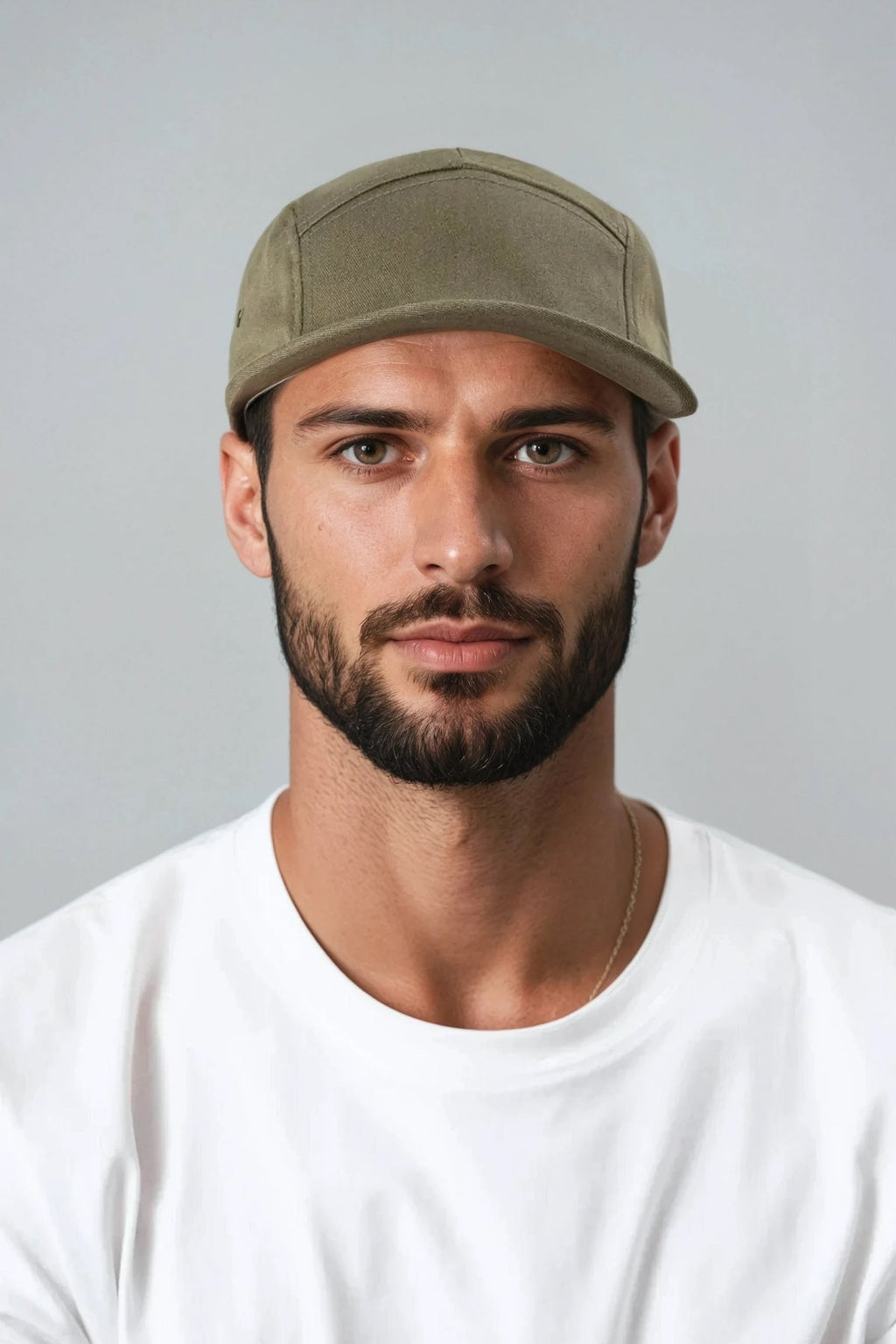 5-Panel-Kappe – Oliv