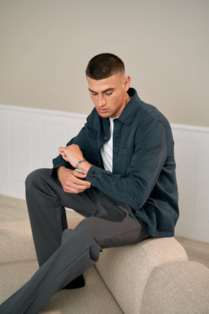 Alex Hemd Regular Passform - Blau