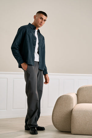 Alex Hemd Regular Passform - Blau