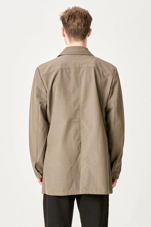 Oakland -Mantel - dunkle Olive