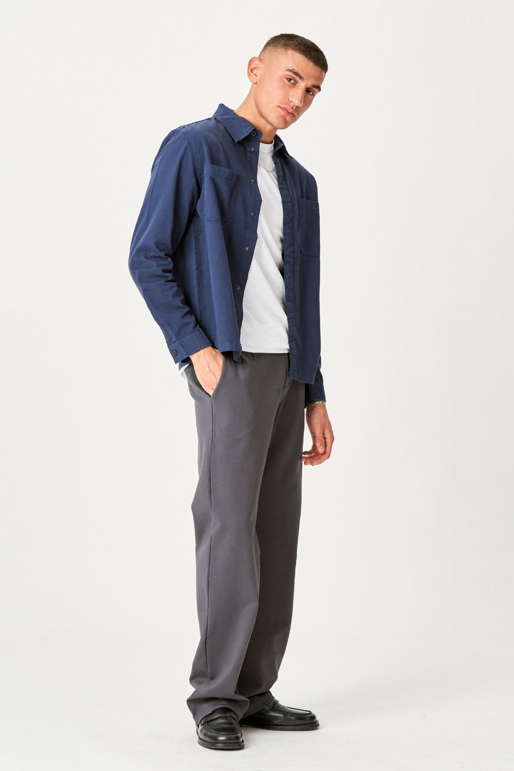 Alex Hemd Regular Passform - Blau