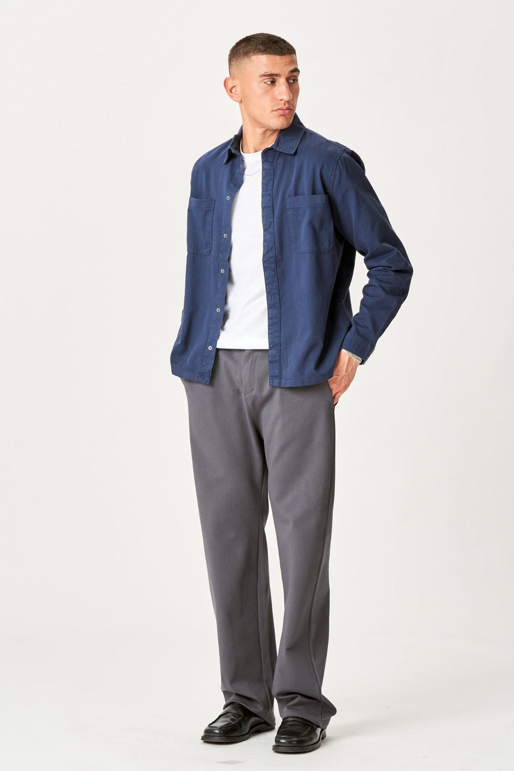 Alex Hemd Regular Passform - Blau