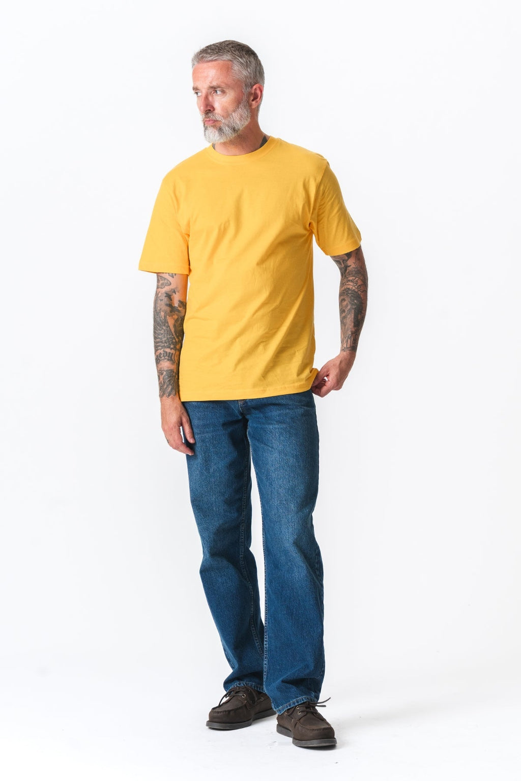 Oversized T -Shirt - Gelb