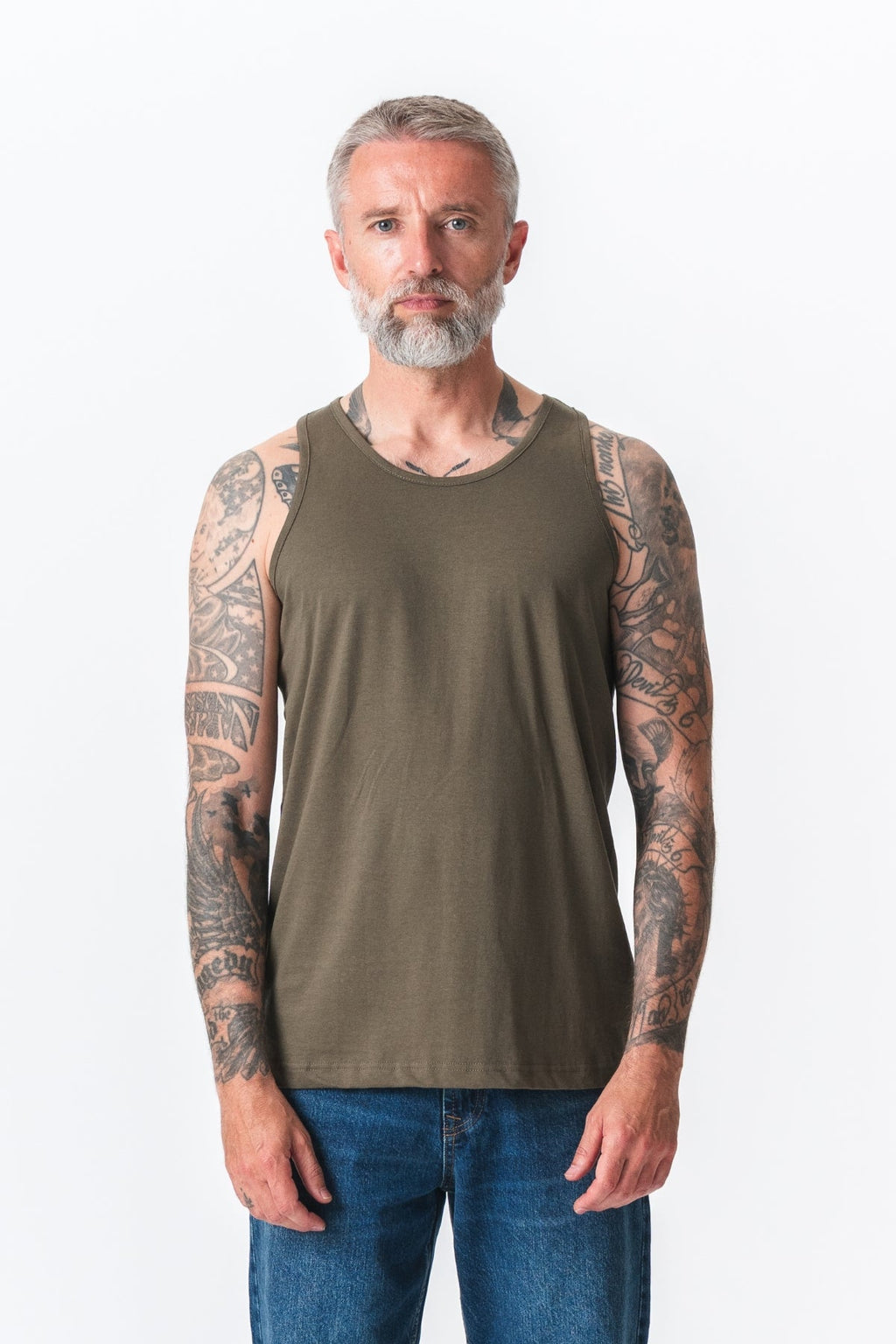 Basic Tanktop - Armeegrün
