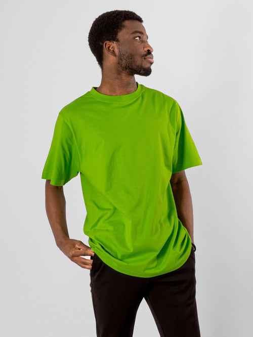 Oversized T-shirt - Lime Grøn - TeeShoppen - Grøn