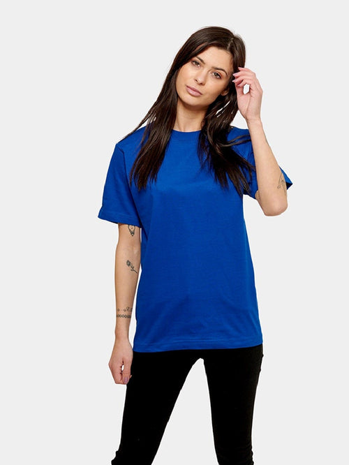 Oversized t-shirt - Royal - TeeShoppen - Blå