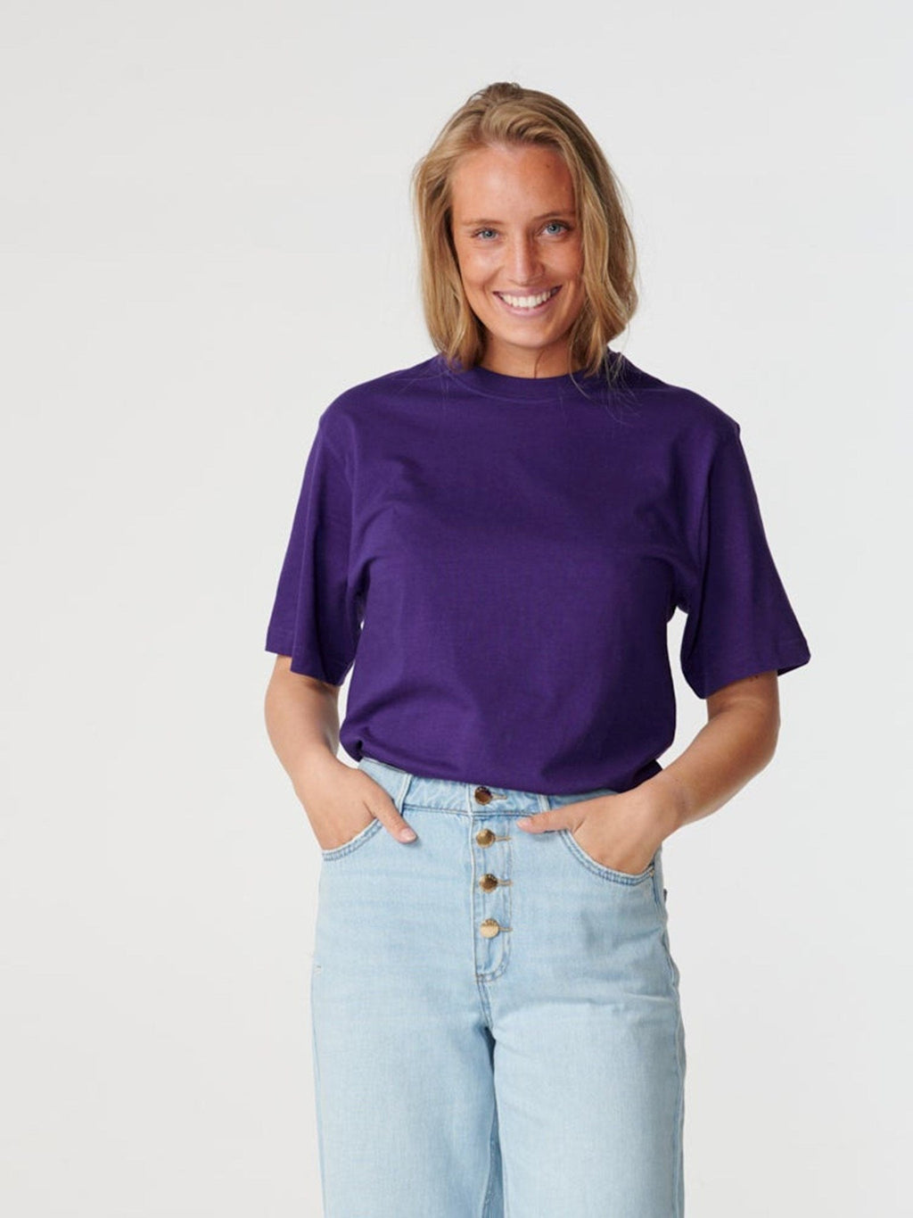 Oversized t-shirt - Violett