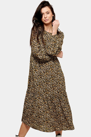 Pals Blumenkleid - schwarz blühend