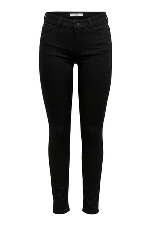 Performance Jeans - Schwarz (Mid -T -T -Taist)