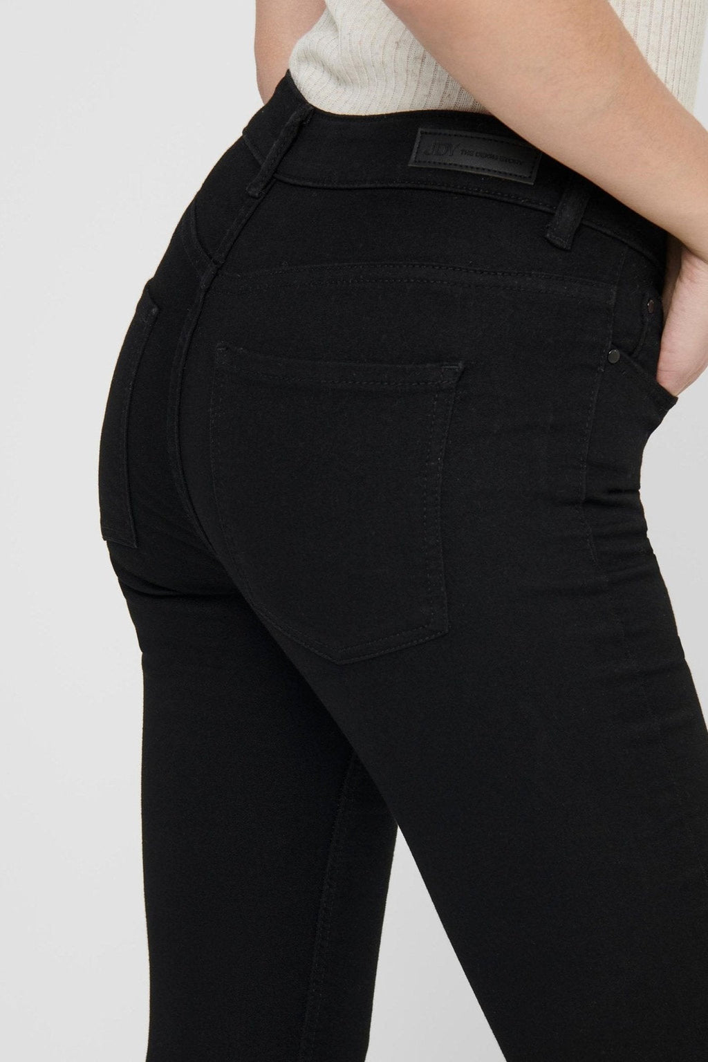 Performance Jeans - Schwarz (Mid -T -T -Taist)