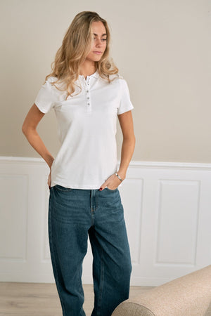 Poloshirt - weiß