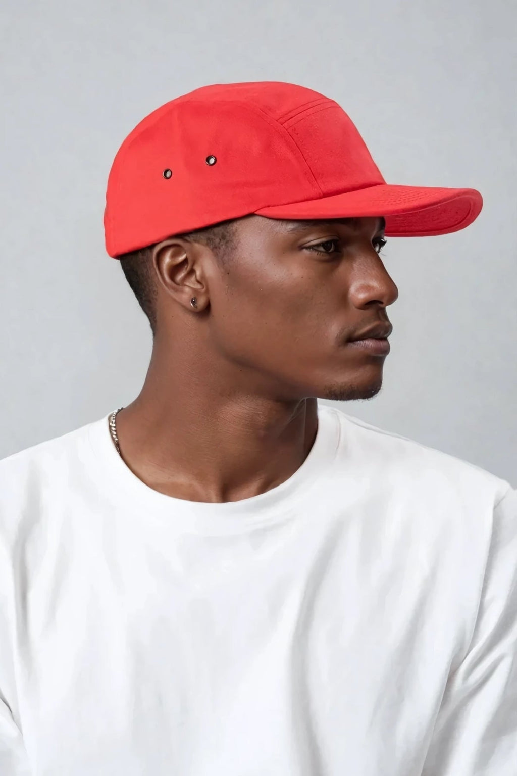 5-Panel-Kappe – Rot