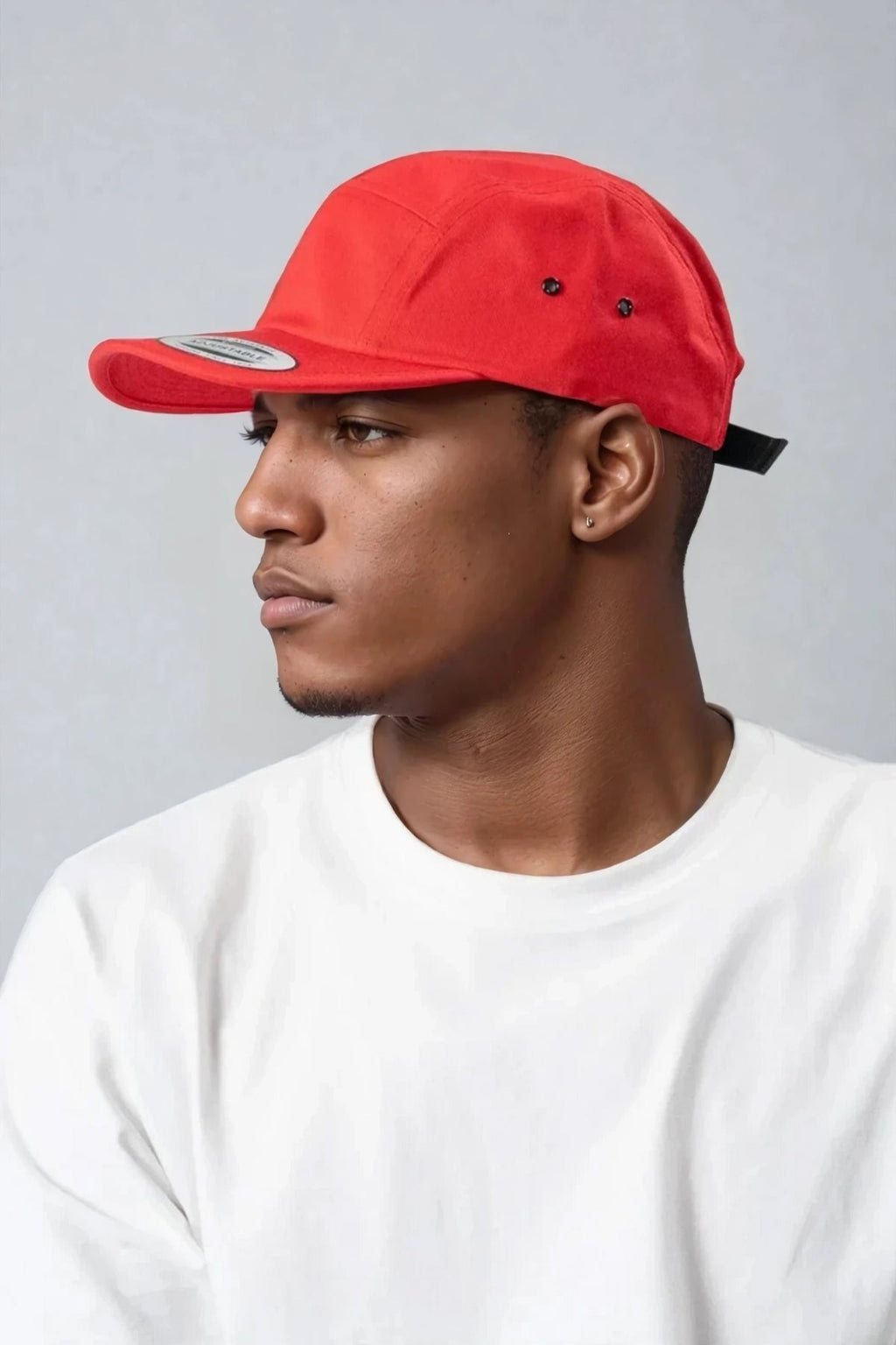 5-Panel-Kappe – Rot