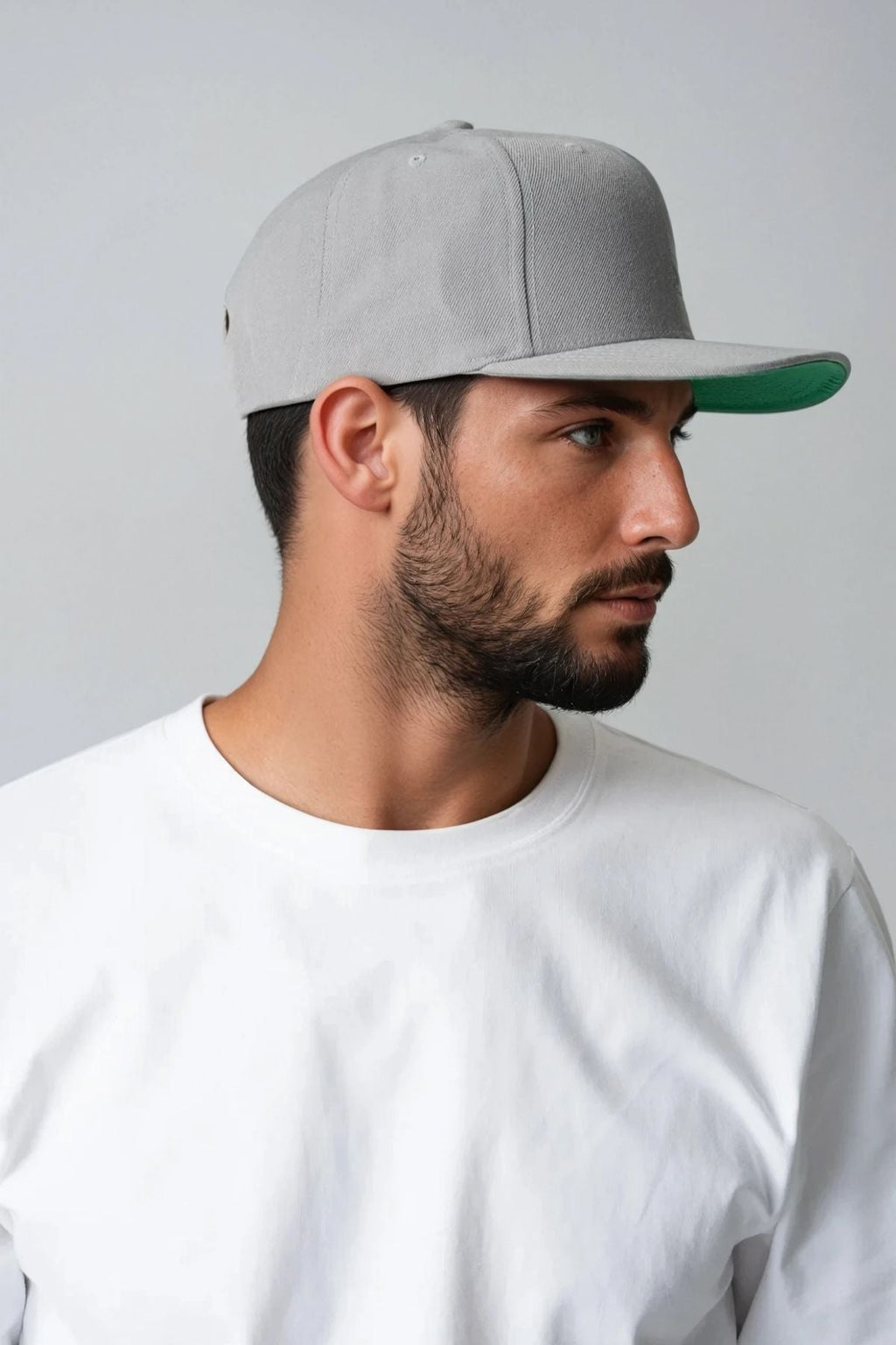 Klassiker Snapback - Silber
