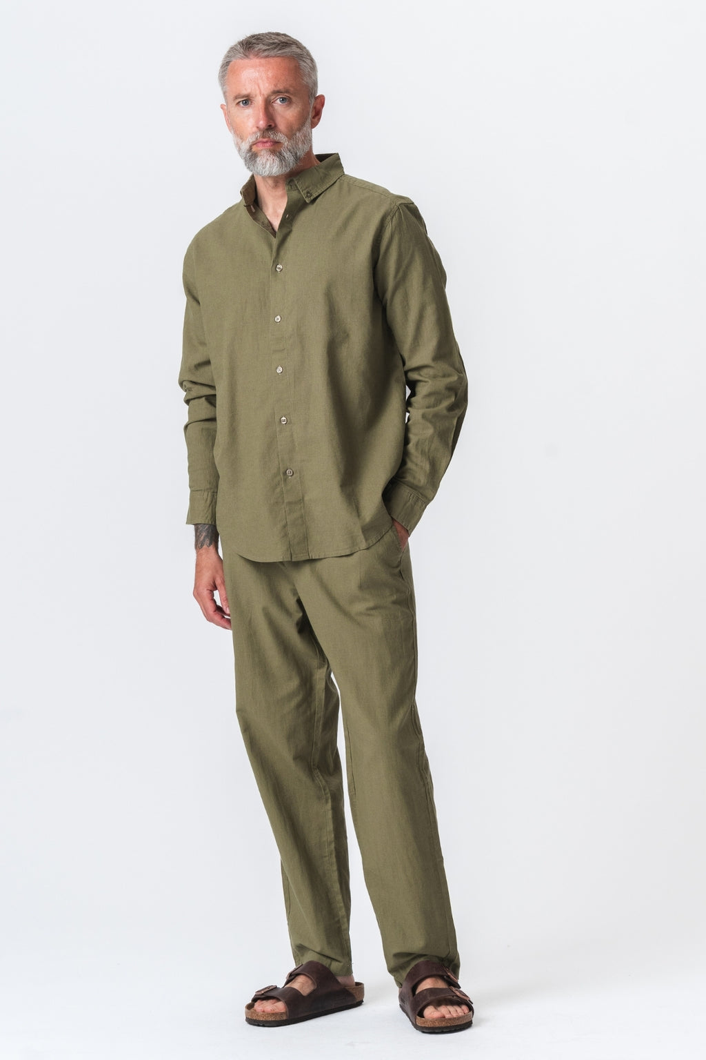 Leinenset (grün) - Paketangebot