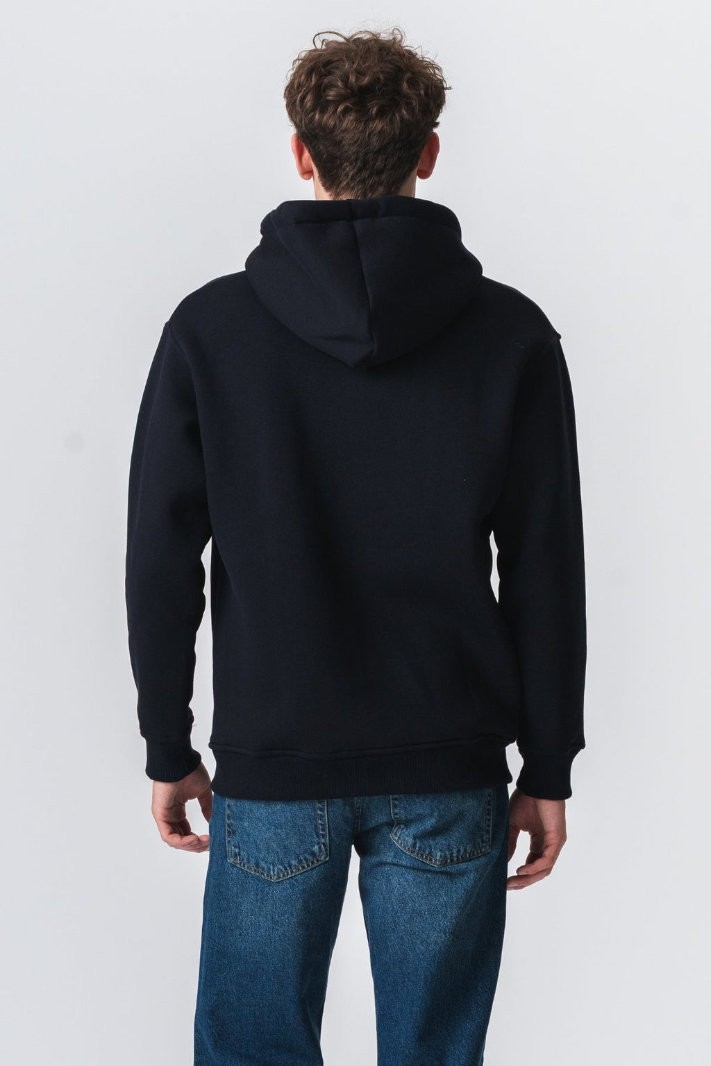 Entspannter Zip Hoodie - Marine