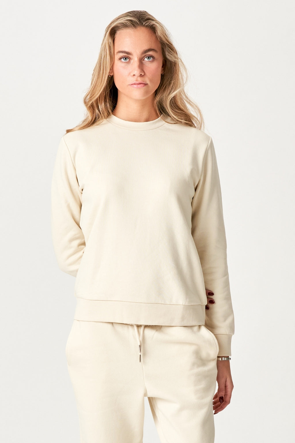 Basic Sweatsuit mit Crewneck (leichter Beige) - Paketangebot (Damen)