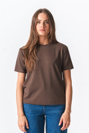 Leah lose T -Shirt - braun
