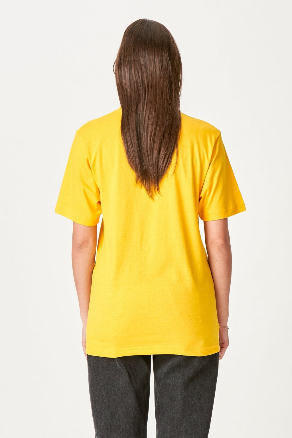 Oversized T -Shirt - Gelb