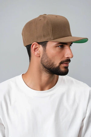Klassischer Snapback - Tan