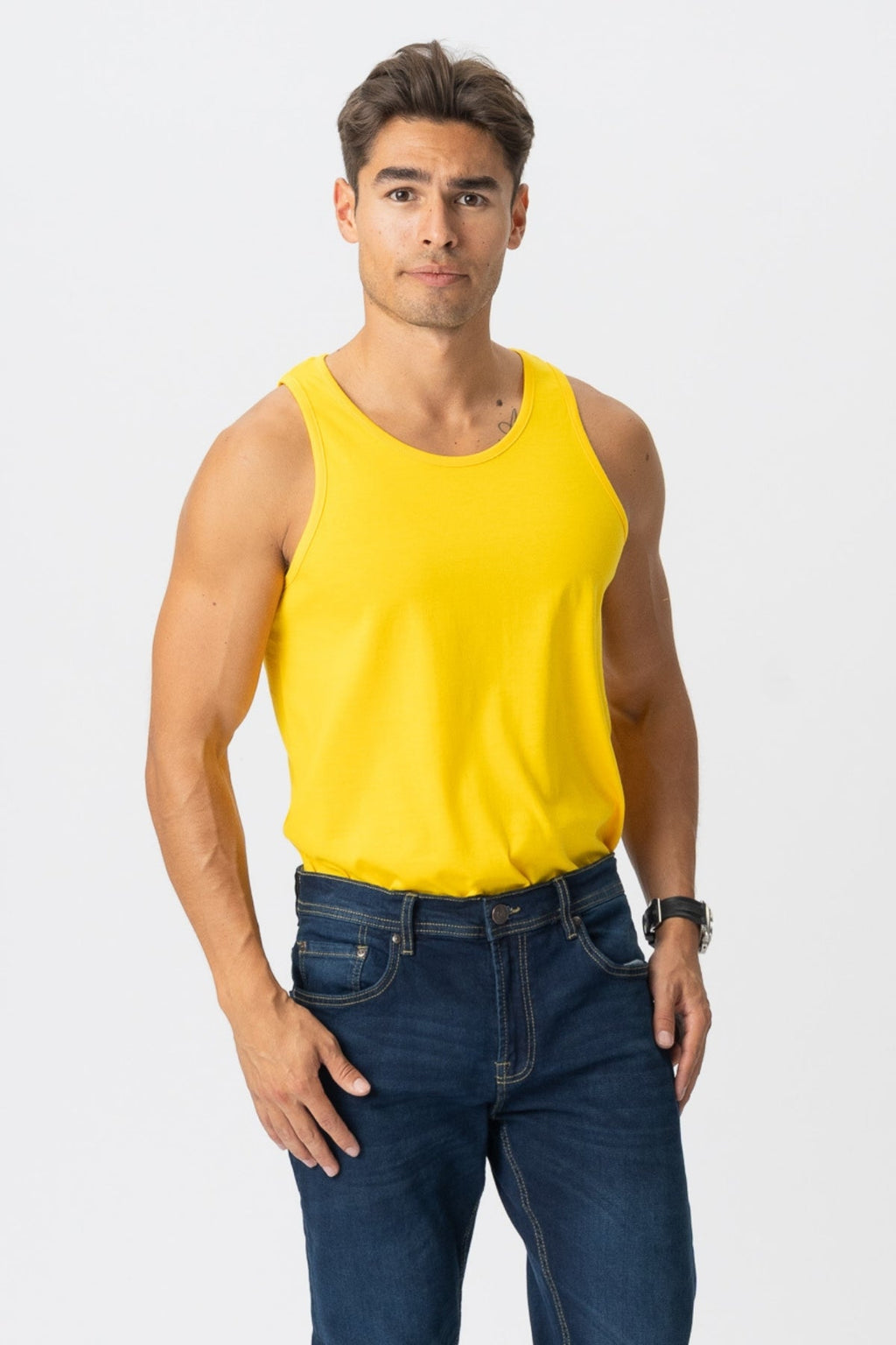 Basic Tanktop - Gelb