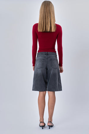 Cassandra Bluse - Burgund