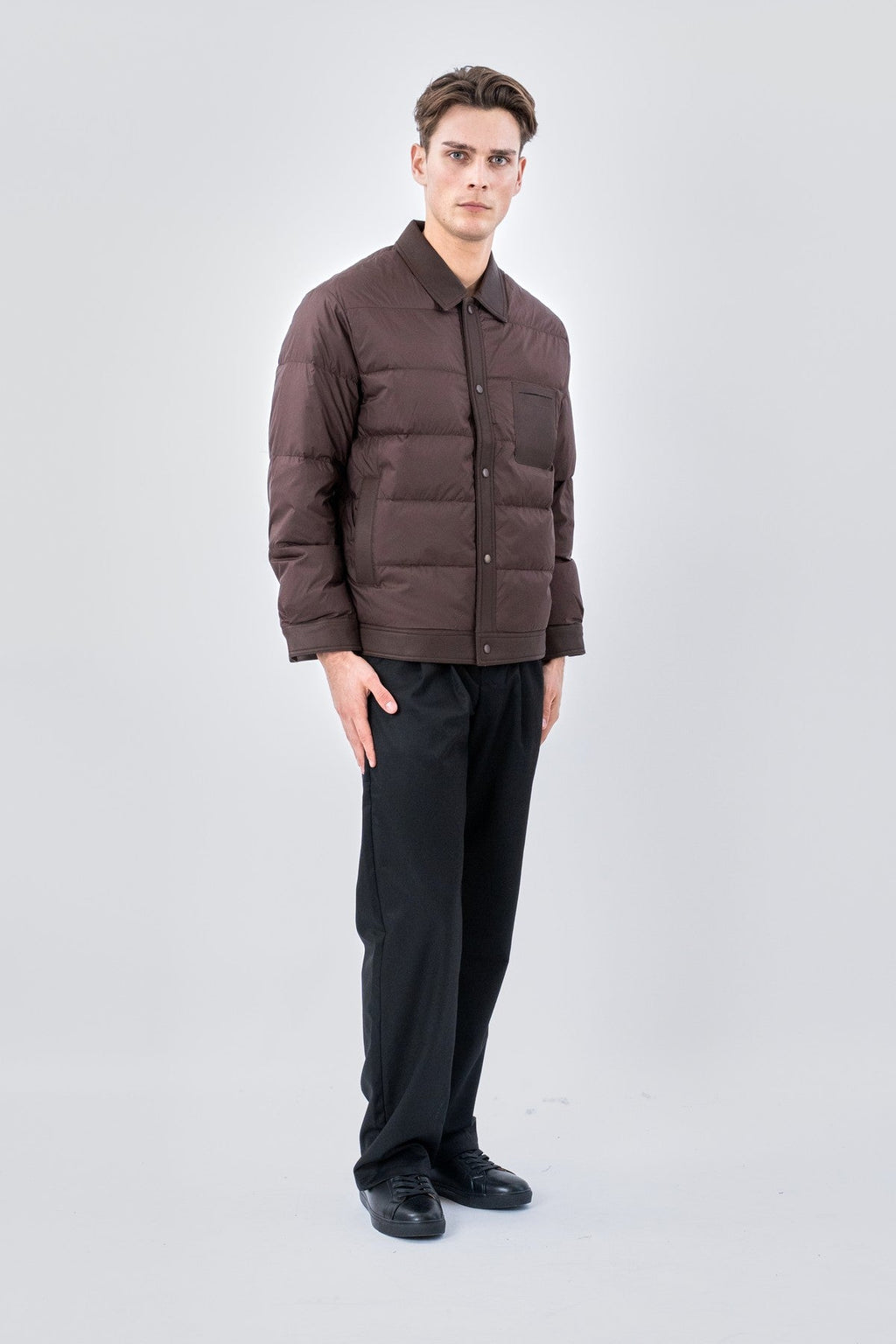 Wyatt Lange Jacke – Braun