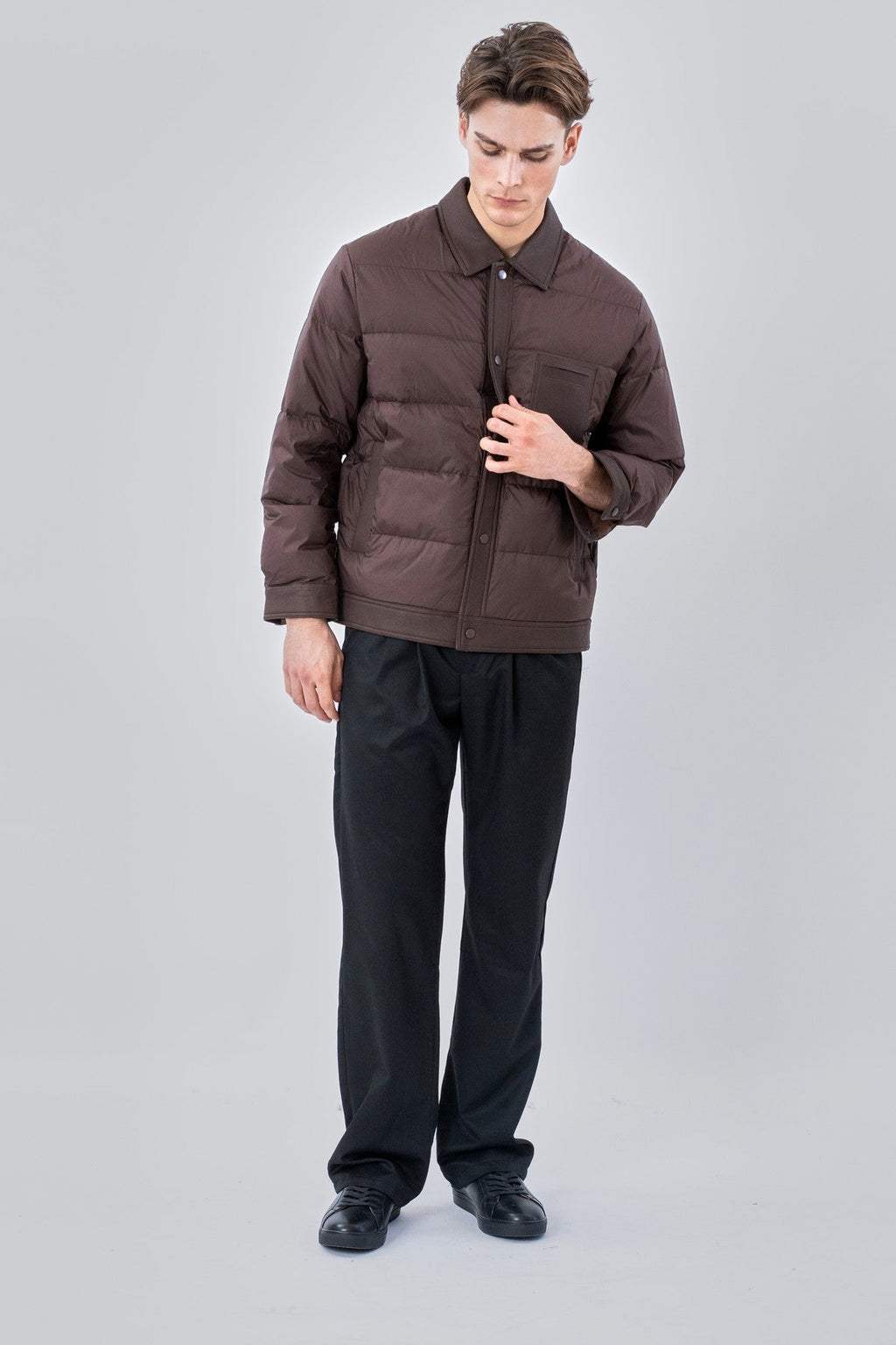 Wyatt Lange Jacke – Braun