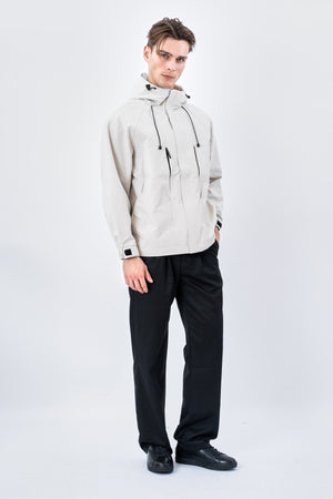 Kurze Asher-Jacke – Hellbeige