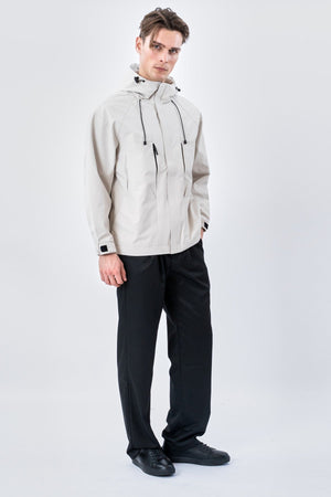 Kurze Asher-Jacke – Hellbeige